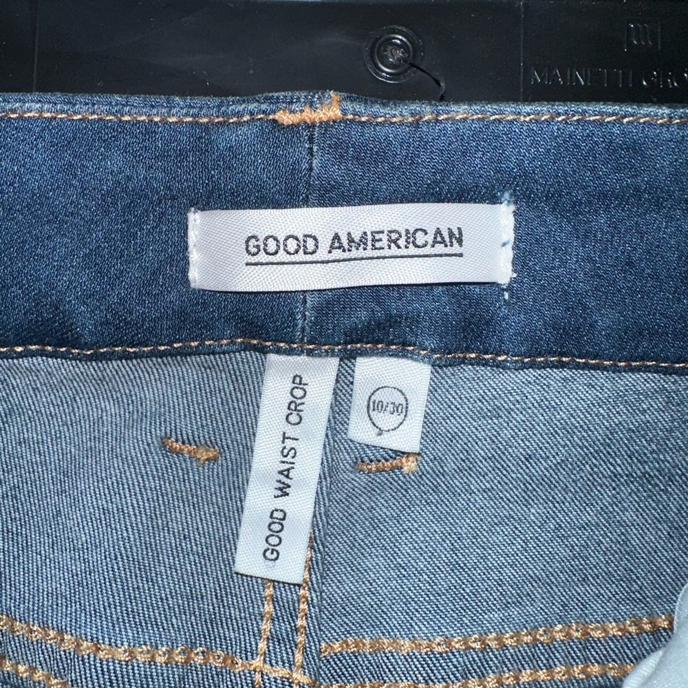 Good American. Good Legs Skinny Cropped Jeans. Size 10. NWT. - Picture 6 of 6